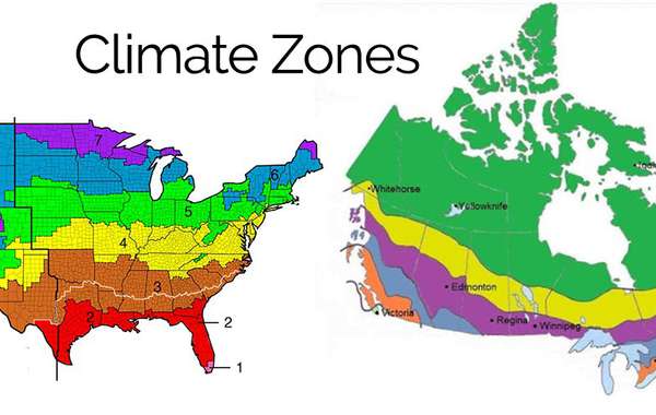 建造美国和加拿大的气候区域地图有助于房屋的规范